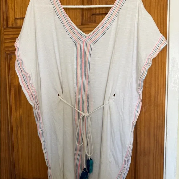 Boden women’s tunic topwith Multicolor Stripe Embroidery - Picture 7 of 7